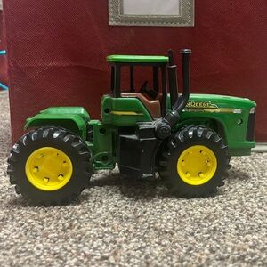 John Deere Green and Yellow Farm Vehicle Toy